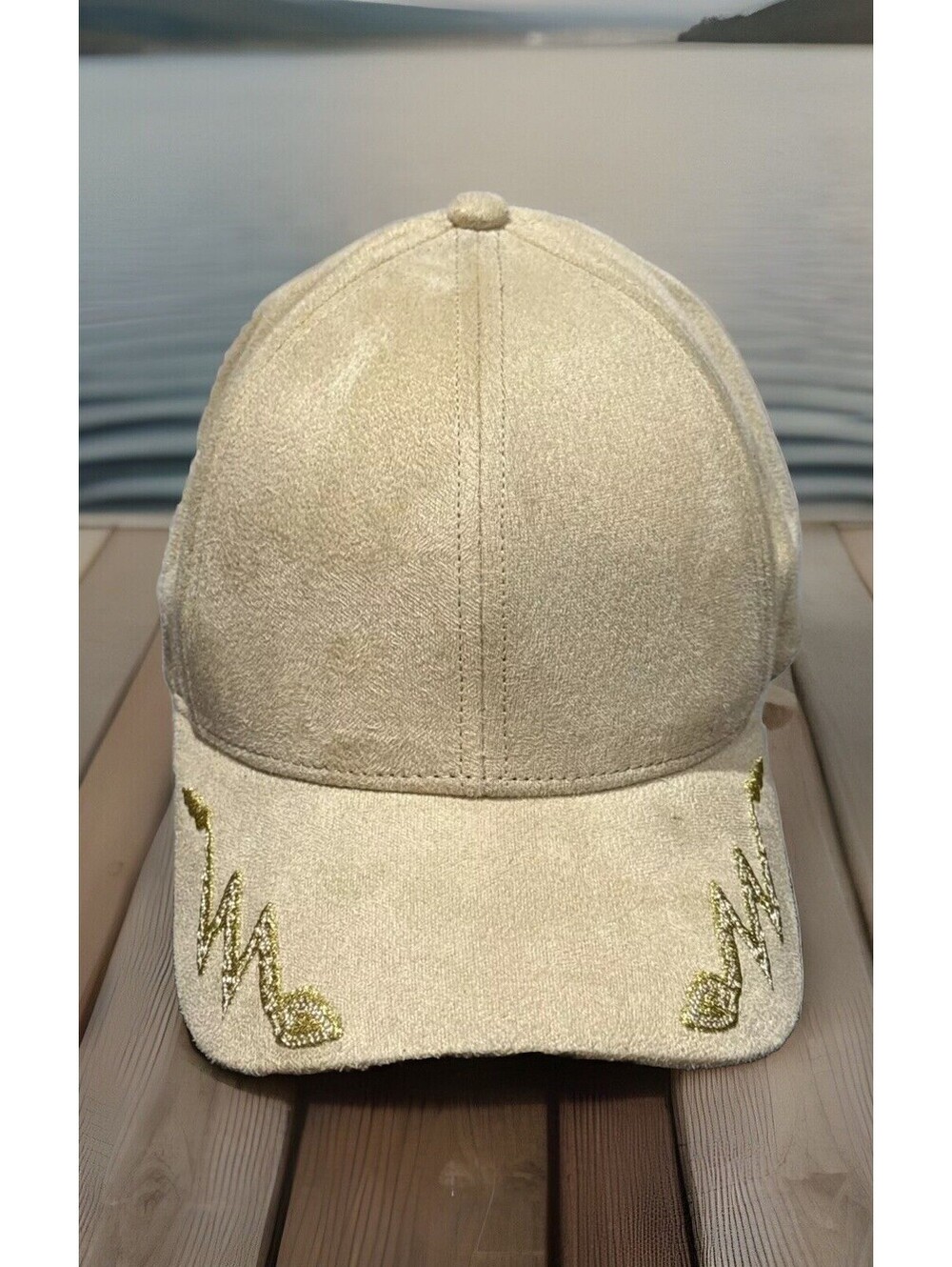 Saint Owen Tan Faux Suede Baseball Cap California Style